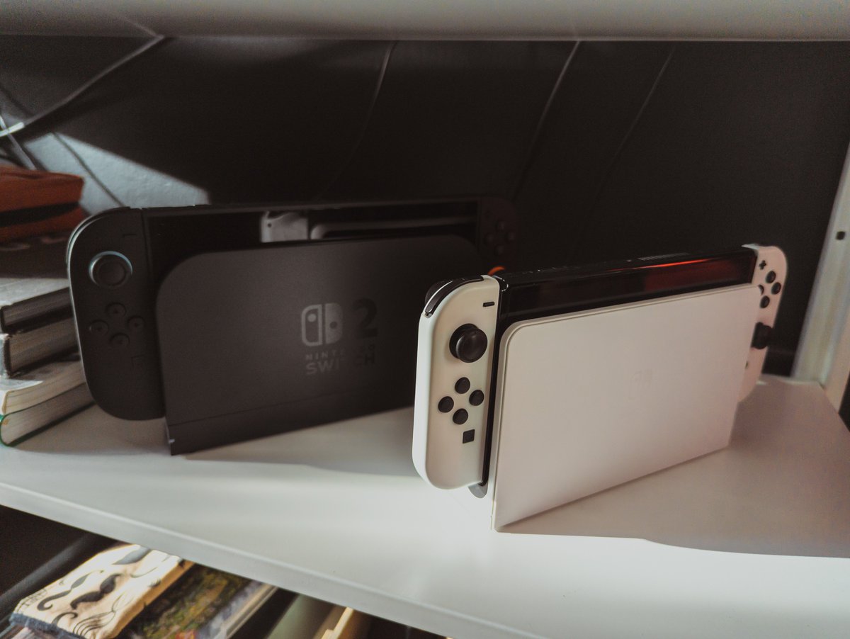 My babies 🥹

My switch 2 is bouncing between my TV and my stream setup, but I'm keeping my OG switch there because I can still play Ring Fit Adventure with it for my home workouts.

Curious what workout game they might make for Switch 2!