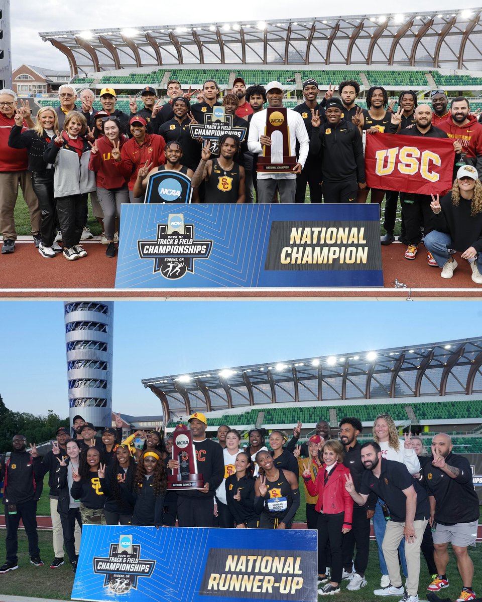 Our men &amp; women combined for 88 points at NCAA Outdoor Championships, the most of any school! ✌️