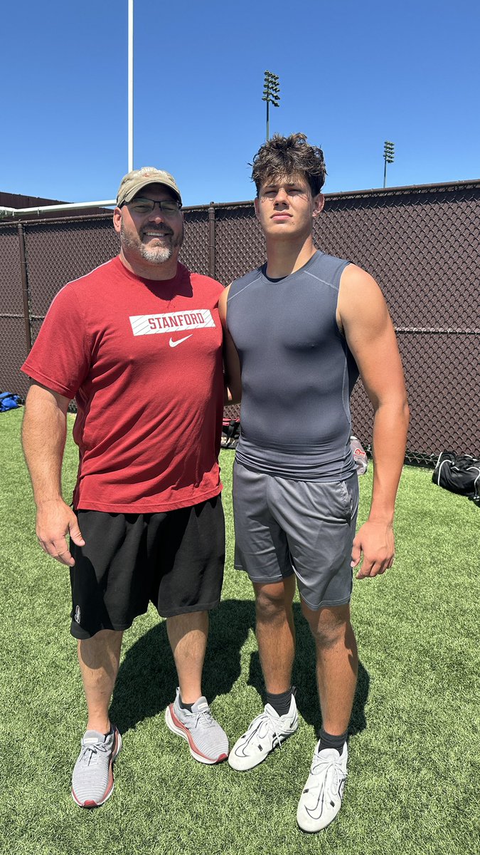SemisiUluave's tweet image. 6’6” 235 lbs DE with elite academics - Great camp at Stanford - LOVED the energy, the coaches, and the campus! - Big thanks to @CoachKolodziej for the defensive guidance + @AlNetter for the offensive insight after camp.
@CoachKolodziej
@AlNetter
@StanfordFball
@GoStanford…