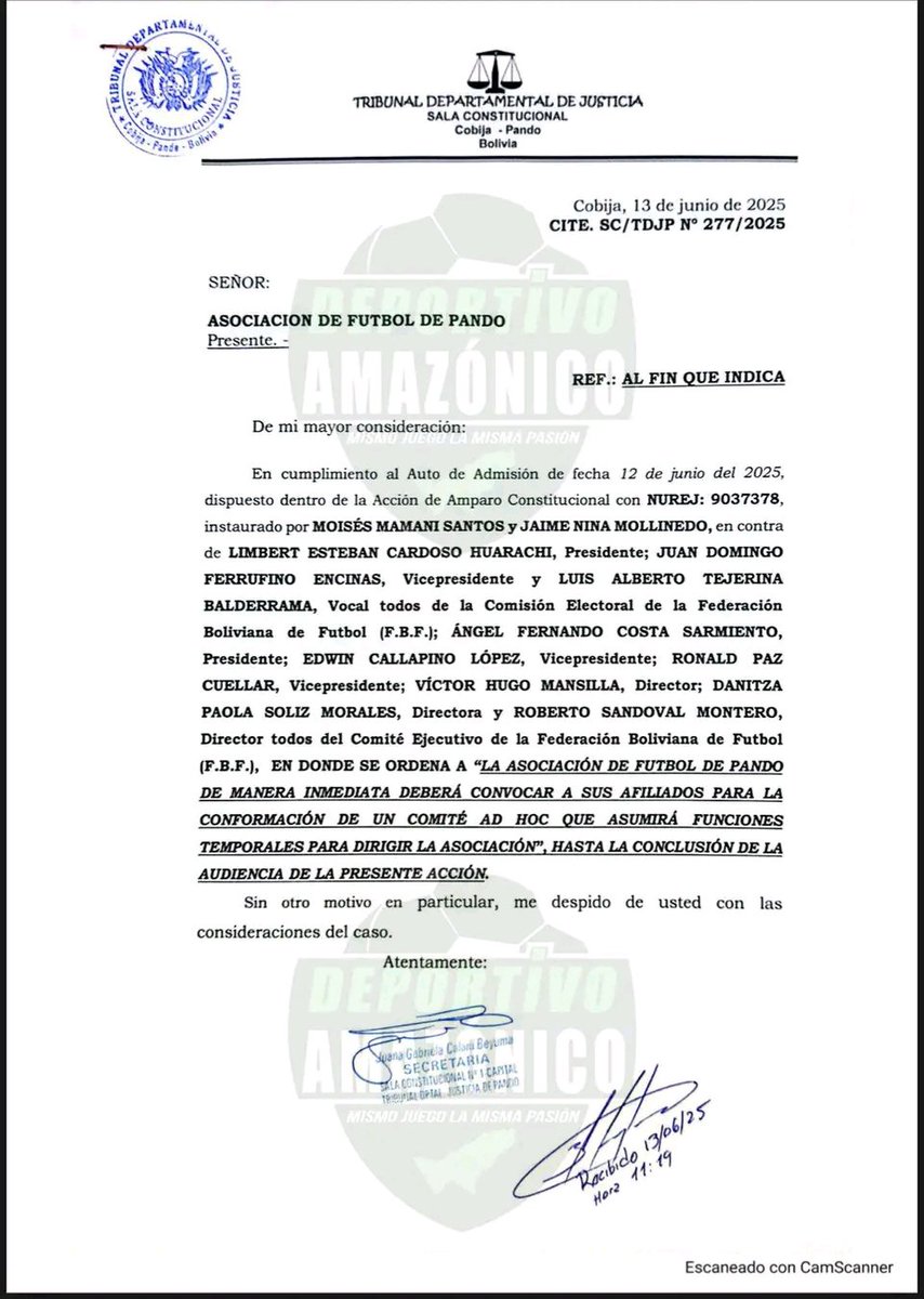 Se vienen cambios en el fútbol pandino.