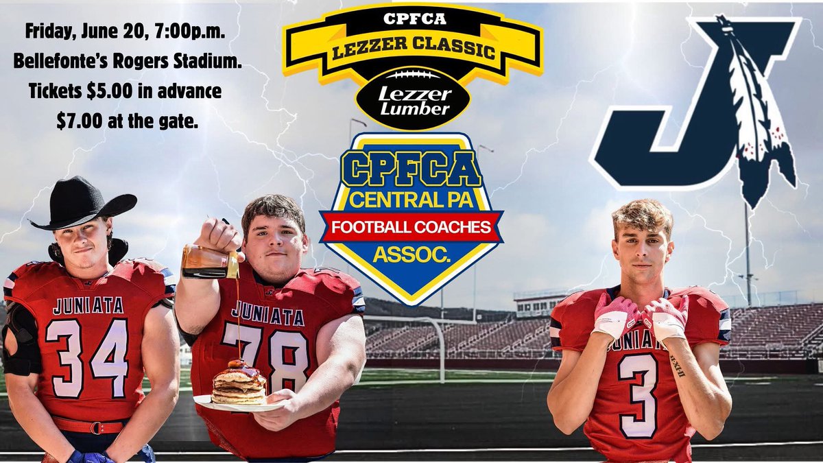 Friday Night Lights
Bellefonte High School
Friday June 20th 7pm
#LezzerLumber