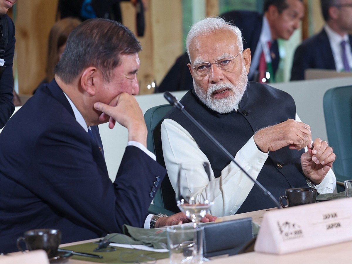 "India, Japan committed to deepening ties across sectors," says PM Narendra Modi after talks with Japanese PM Shigeru Ishiba at G7 summit

Read <a href="/ANI/">ANI</a> Story | aninews.in/news/world/oth…
#India #Japan #PMModiInCanada #G7Summit