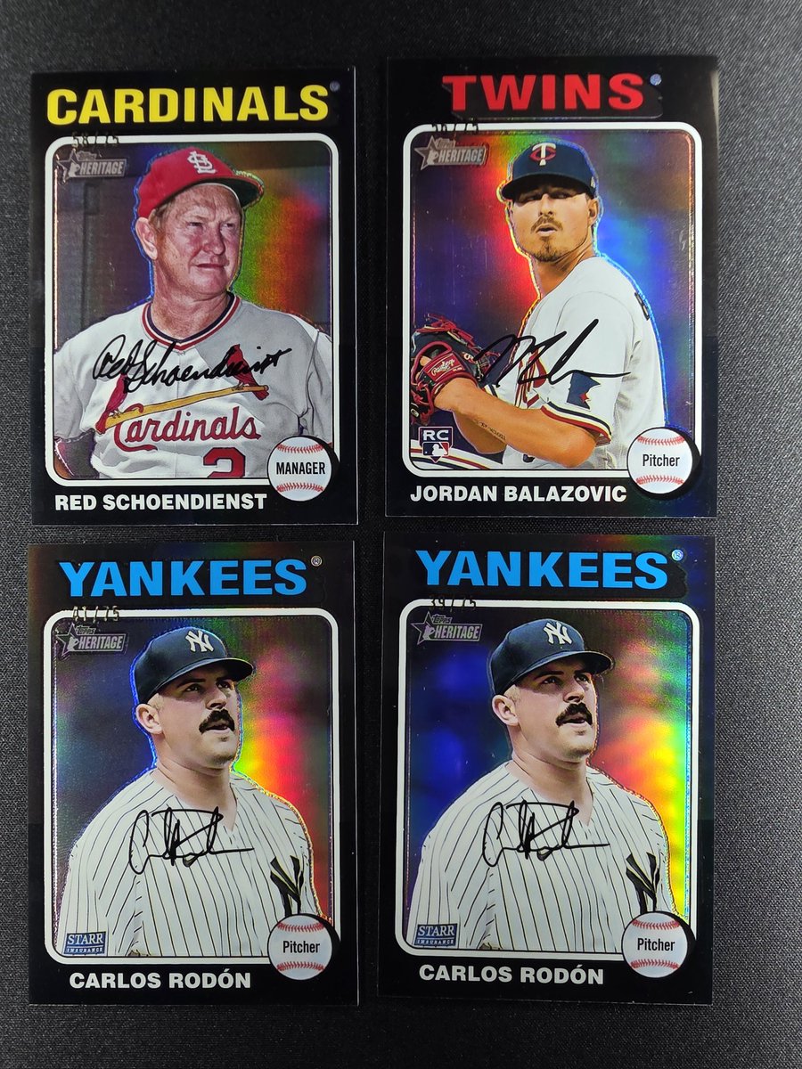 LET'S GET STARTED!

💰 $7 each! 💰

Heritage black refs /75

💥 #tankstax 💥
📬 $5 flat shipping 📬
🚀 Sale ends 6/18!  🚀