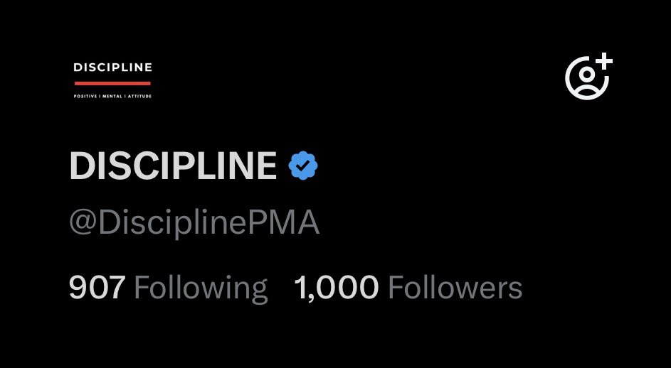 DisciplinePMA's tweet image. 1,000 down.
Millions to go.
We don’t celebrate — we reload.

Build. Scale. Dominate.

#ProjectTakeover has officially started.

#Discipline #1000Followers #StayHungry #EliteMindset #PMA #NoExcuses #MatrixBreakers