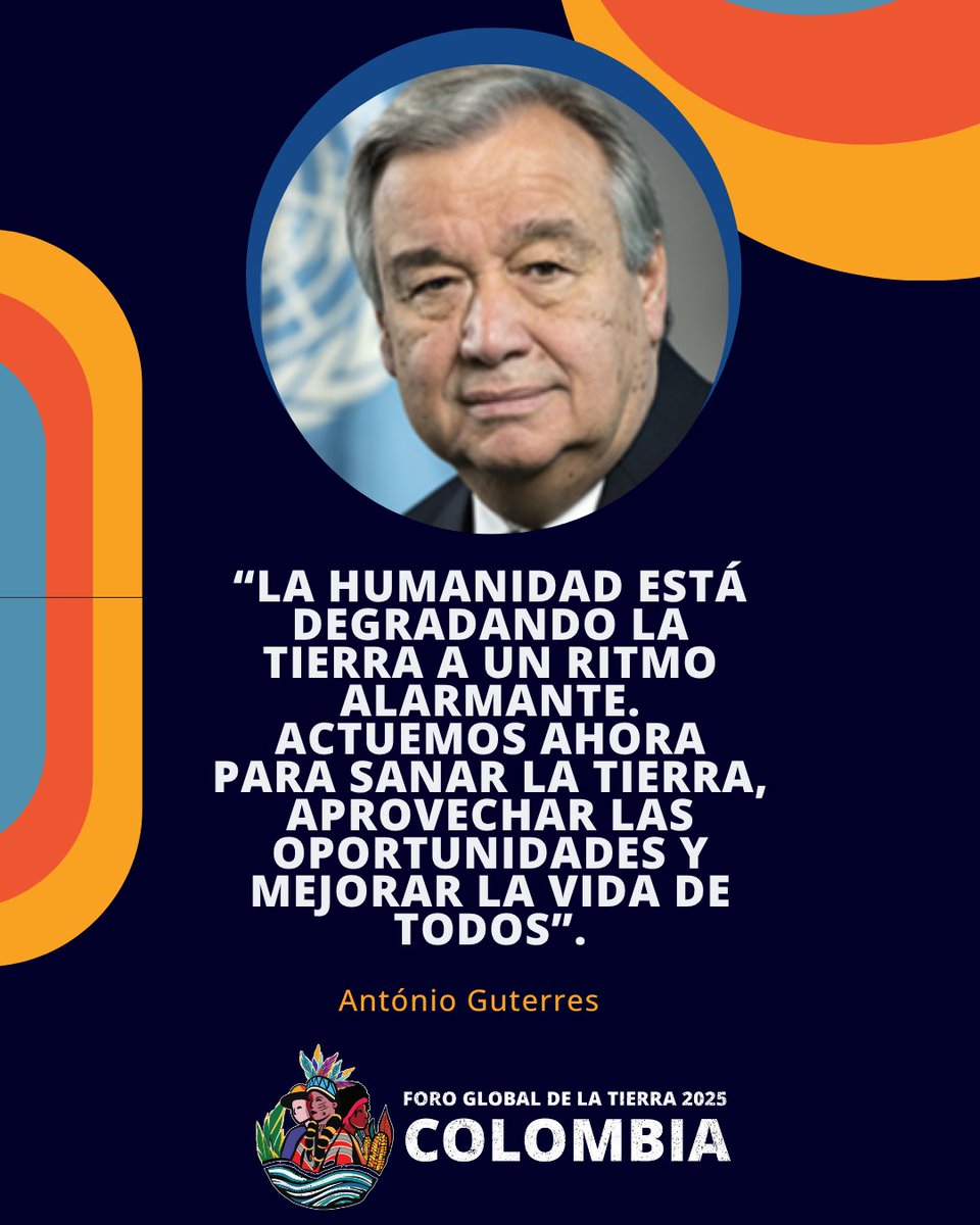 ONU Colombia 🇺🇳 (@onucolombia) on Twitter photo En el segmento de Alto Nivel del Foro Mundial de la Tierra 2025, el director del Centro de Información de ONU Colombia, Juan Miguel Diez, transmitió el mensaje del secretario general <a href="/antonioguterres/">António Guterres</a> con motivo del Día Mundial de Lucha contra la Desertificación y la Sequía. En el segmento de Alto Nivel del Foro Mundial de la Tierra 2025, el director del Centro de Información de ONU Colombia, Juan Miguel Diez, transmitió el mensaje del secretario general <a href="/antonioguterres/">António Guterres</a> con motivo del Día Mundial de Lucha contra la Desertificación y la Sequía.