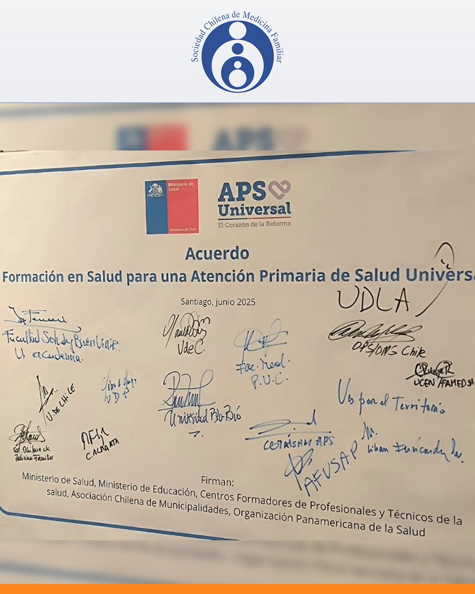 Activa participación de SOCHIMEF, en el Encuentro Nacional por la Formación en Salud para una Atención Primaria de Salud Universal. Representado por Dra. Roxana Sepúlveda Presidenta SOCHIMEF y Dr. Gonzalo Ormazábal Director SOCHIMEF.

#SOCHIMEF #MedicinaFamiliar #MF