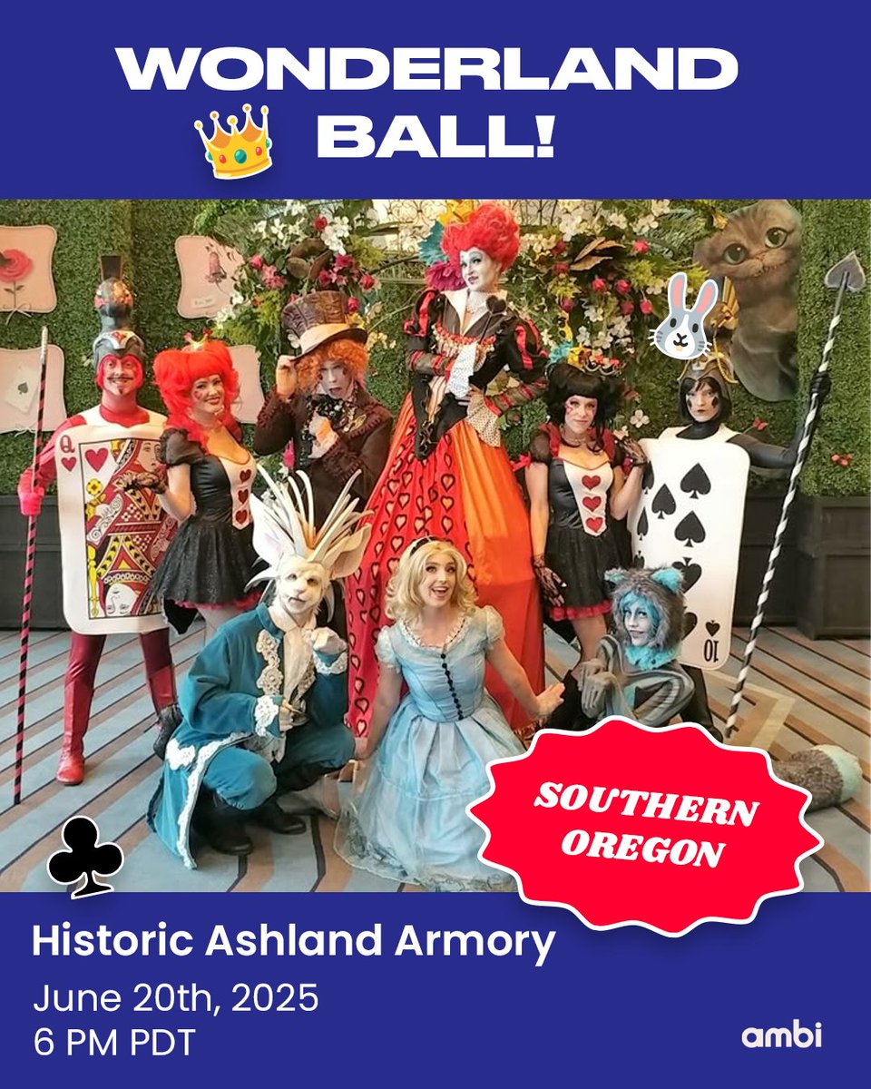 Don’t miss this night of wonderland whimsy with #amBiSO! 🐇 ✨ : ambi.org/events/wonderl…