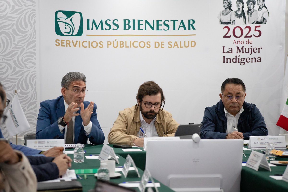 IMSS Bienestar (@imss_bienestar) on Twitter photo Sostuvimos una reunión de trabajo con el secretario de Salud de Quintana Roo, <a href="/flaviorosado/">Flavio Carlos Rosado</a>, encabezada por nuestro director general, <a href="/AlexSvarch/">Alex Svarch</a>, para coordinar estrategias conjuntas, como La Clínica es Nuestra, que acercan servicios gratuitos y de calidad en beneficio de las y Sostuvimos una reunión de trabajo con el secretario de Salud de Quintana Roo, <a href="/flaviorosado/">Flavio Carlos Rosado</a>, encabezada por nuestro director general, <a href="/AlexSvarch/">Alex Svarch</a>, para coordinar estrategias conjuntas, como La Clínica es Nuestra, que acercan servicios gratuitos y de calidad en beneficio de las y