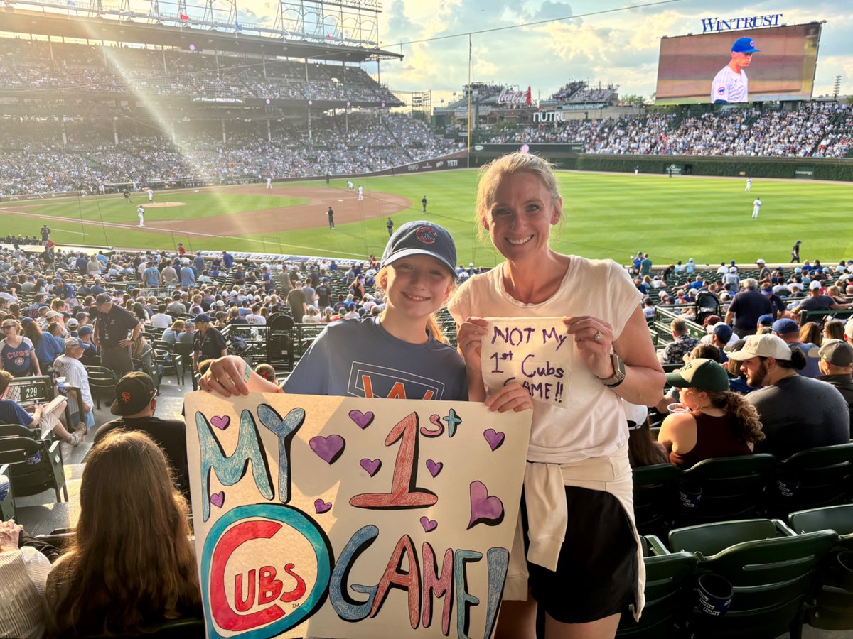 Made it from Minnesota! #FirstCubsGame <a href="/WatchMarquee/">Marquee Sports Network</a>