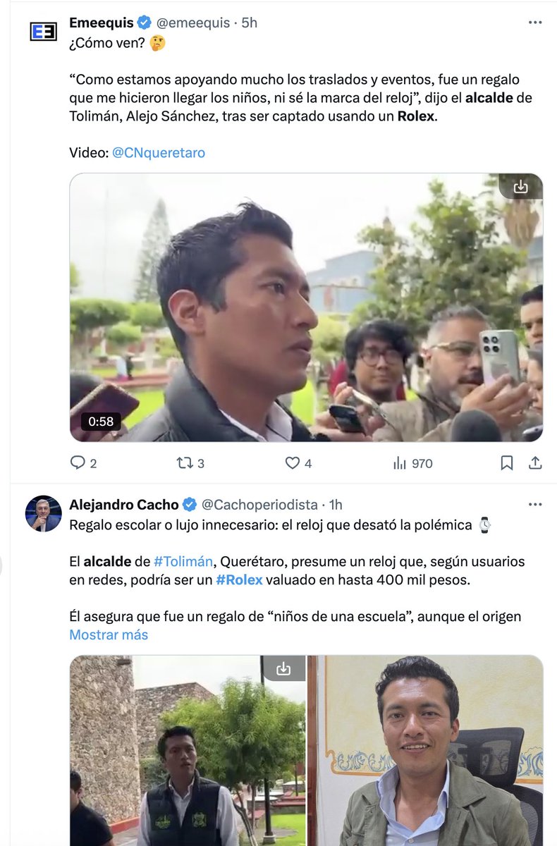 Se dicen periodistas... sin embargo por ejemplo, la señora había puesto un comentario burlón atizando al linchamiento del alcalde 

Medios y periodistas "serios" le dieron vuelo al tema sin antes verificarlo, creyeron que era un Rolex el reloj de Alejo Sánchez, alcalde de