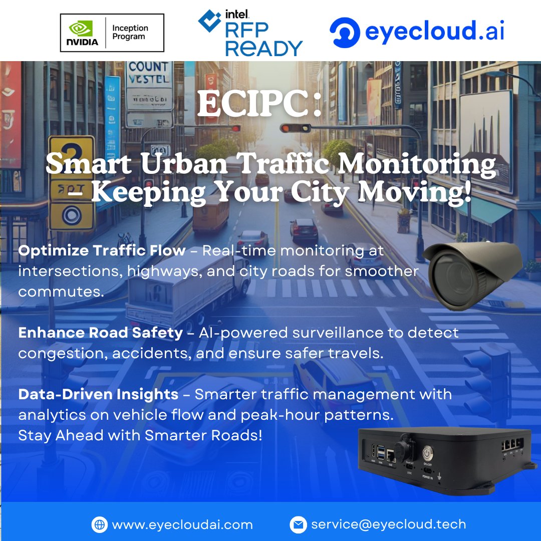 eyecloudai's tweet photo. 🚀 AI is fixing traffic jams! 🚦

Real-time monitoring + predictive analytics = smoother commutes. 🚗💨

🔹 Less congestion
🔹 Faster response to accidents
🔹 Smarter city roads
How’s the traffic in your city? ⬇️
#SmartCities #AI #TrafficTech
👉 https://t.co/2oP9Gtl5Ag https://t.co/y83hQ0Zirf