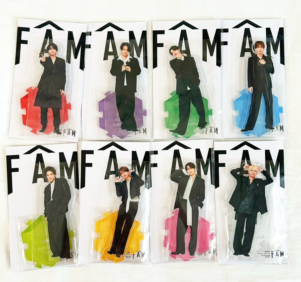 ddd_shinki's tweet image. 我が家にもツアーグッズが届いてさっそく聡ちゃんおすすめの方法を実践してみました！かわいい…✨ #FAMタム