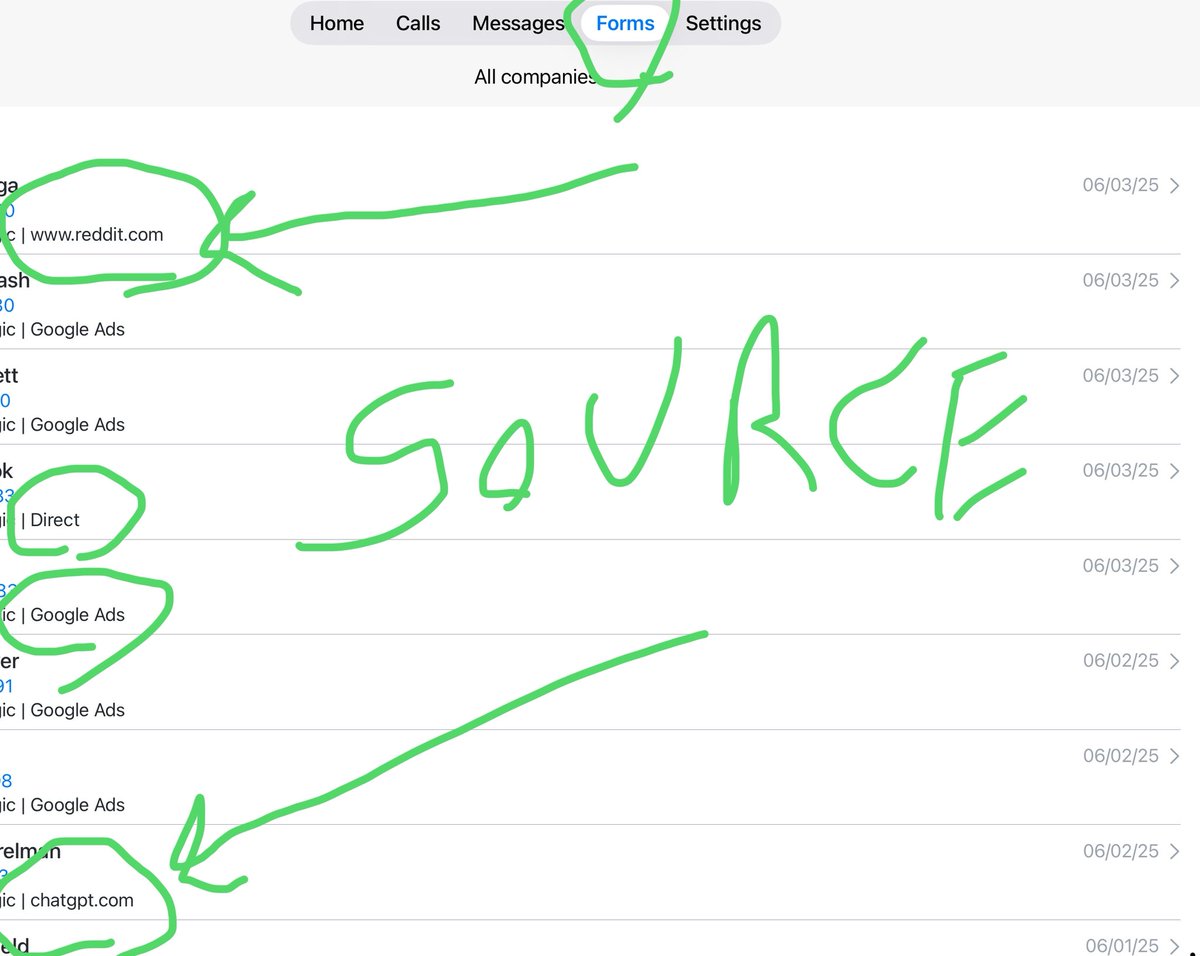 JoeMayLI's tweet image. Seeing more ChatGPT and YouTube as source/medium across CallRail calls, forms, and Get a Quote/Estimate leads in 17 Google Ads accounts (June 2025).

My latest tracking template is picking it up — wild how ChatGPT search traffic is multiplying as Google scrambles to catch up. 🚀
