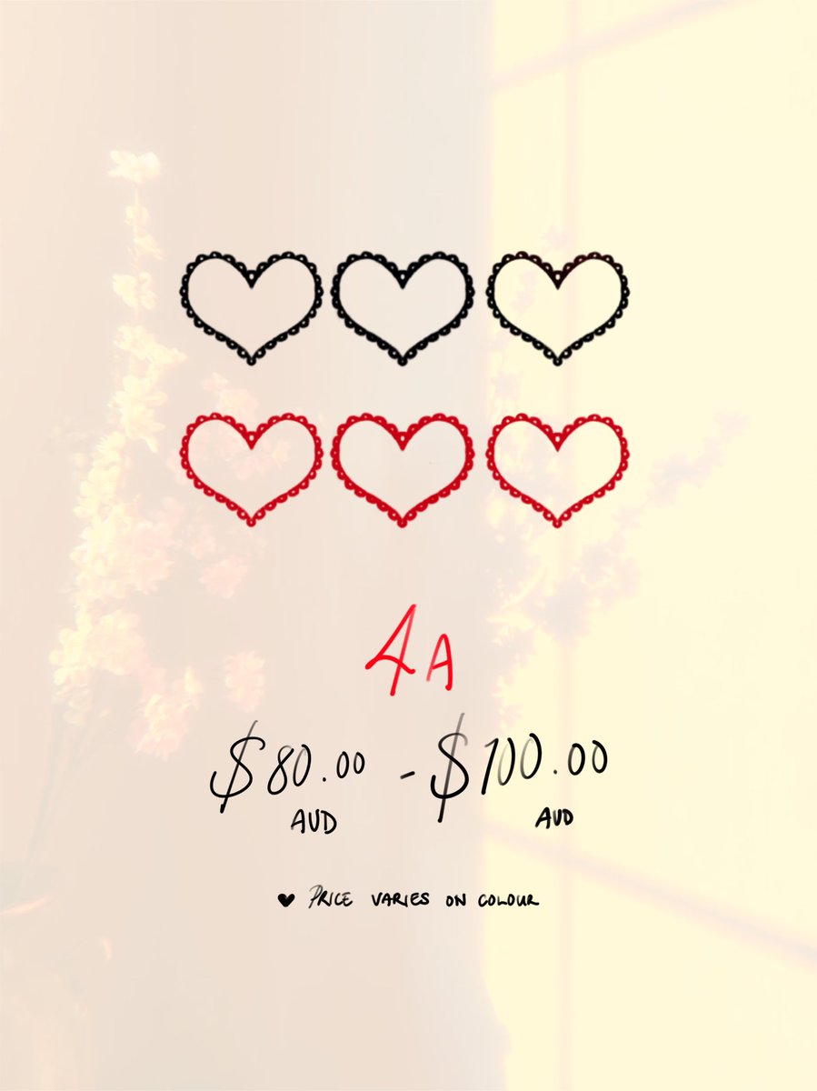 Helianthusoo_11's tweet photo. Flash Sheet #04 - Love <3

A few couples or matching designs here too. Super cute <3

Prices are as listed but may be adjusted according to sizing.
4A: ($80.00 = Black OR $100.00 = Red)
4B: ($70.00 = Single Stamp OR $100.00 = x4 Stamps)

All appointments made via DM https://t.co/Ez9oJT8u92