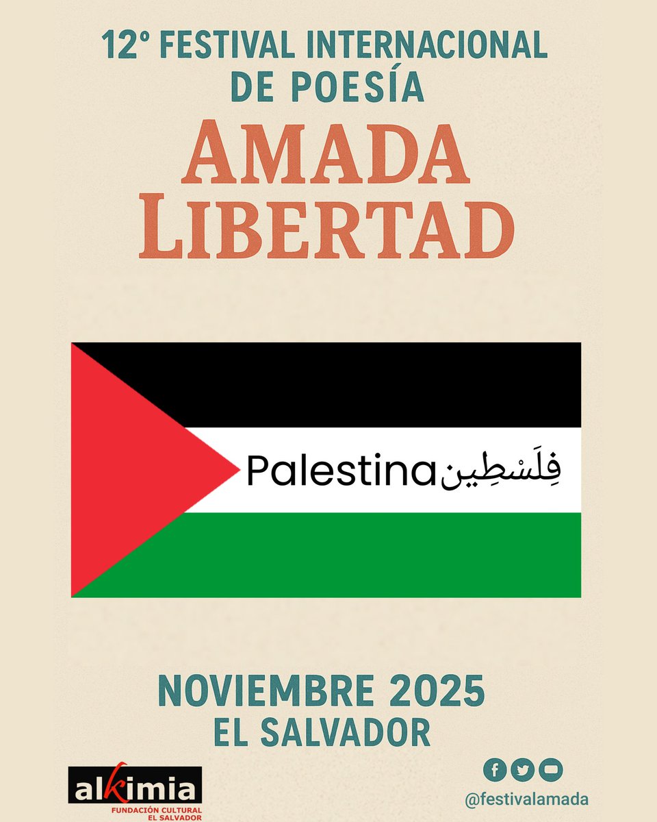 #12FIPAL #PoesíaHastaElTope #Palestine #Palestina 👊✊🇵🇸🇮🇷 <a href="/WorldPoetryM/">WorldPoetryMovement</a> #Irán #FreePalestine