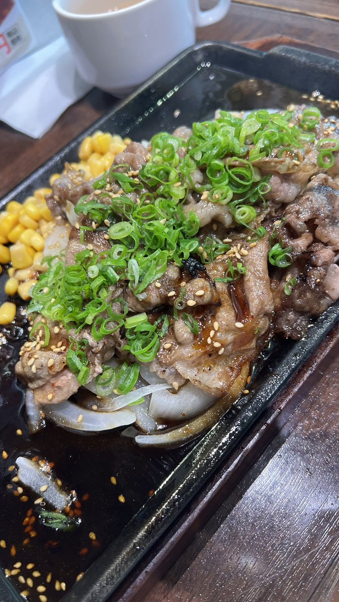 フォロワーさんに飯テロされたので、 今日のランチは【炙りカルビ焼