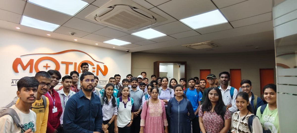 STPI MOTION - CoE (@stpi_motion) on Twitter photo G H Raisoni International Skill Tech University visited <a href="/STPI_MOTION/">STPI MOTION - CoE</a> CoE, where students gained valuable insights into the startup ecosystem, real-world applications, best practices, and emerging innovations in the automotive domain.
<a href="/arvindtw/">Arvind Kumar</a> <a href="/GoI_MeitY/">Ministry of Electronics & IT</a> <a href="/stpiindia/">STPI</a> G H Raisoni International Skill Tech University visited <a href="/STPI_MOTION/">STPI MOTION - CoE</a> CoE, where students gained valuable insights into the startup ecosystem, real-world applications, best practices, and emerging innovations in the automotive domain.
<a href="/arvindtw/">Arvind Kumar</a> <a href="/GoI_MeitY/">Ministry of Electronics & IT</a> <a href="/stpiindia/">STPI</a>