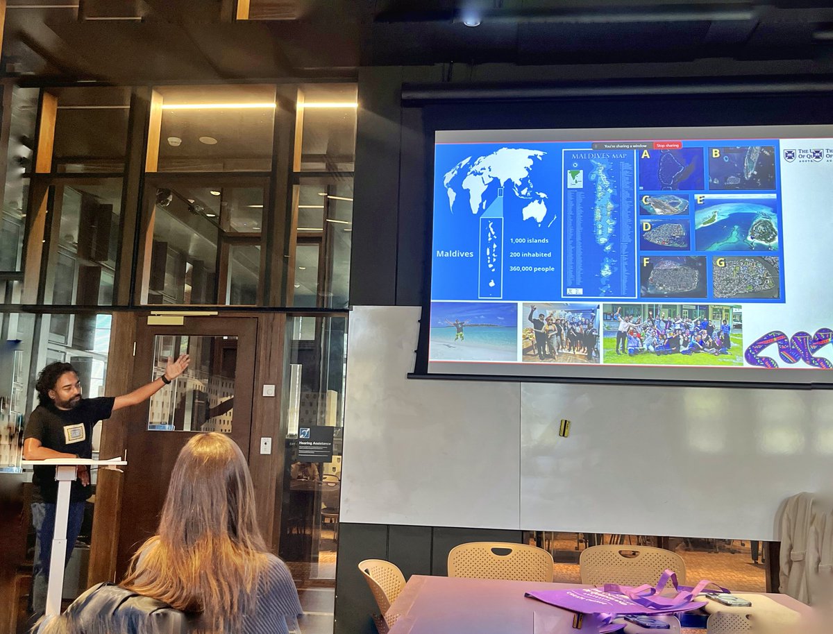 Ludges's tweet image. Shared my  journey of engaging with Australia's Reconciliation Action Plan as an immigrant from the Maldives 🌏
I presented my story of parallels &amp;amp; contrasts between the two Indigenous cultures through a lens of news consumption that led to greater insight #UQRAP @UQCom_Arts