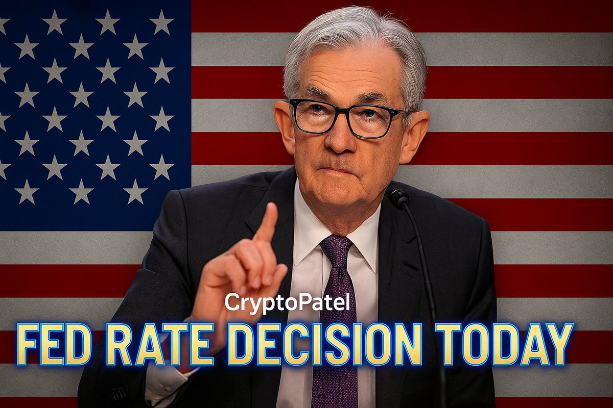 📢 Big Market Update – #FOMC Meeting Today The U.S. Federal Reserve (FOMC)  will announce their decision on interest rates today. This is a big event  that can affect the entire market —