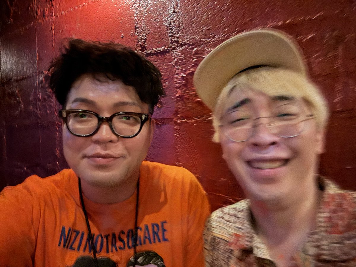 何で撮ったか分からないし、Xに載せても僕がガクをブロックしている