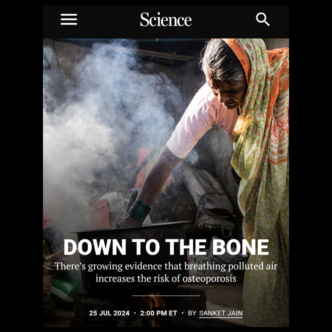 Just found out that my <a href="/ScienceMagazine/">Science Magazine</a> story on how air pollution increases the risk of Osteoporosis was cited by researchers from the UK in a peer-reviewed paper in Current Osteoporosis Reports (Springer)!

Grateful to see the story making ripples in the academic world, too.