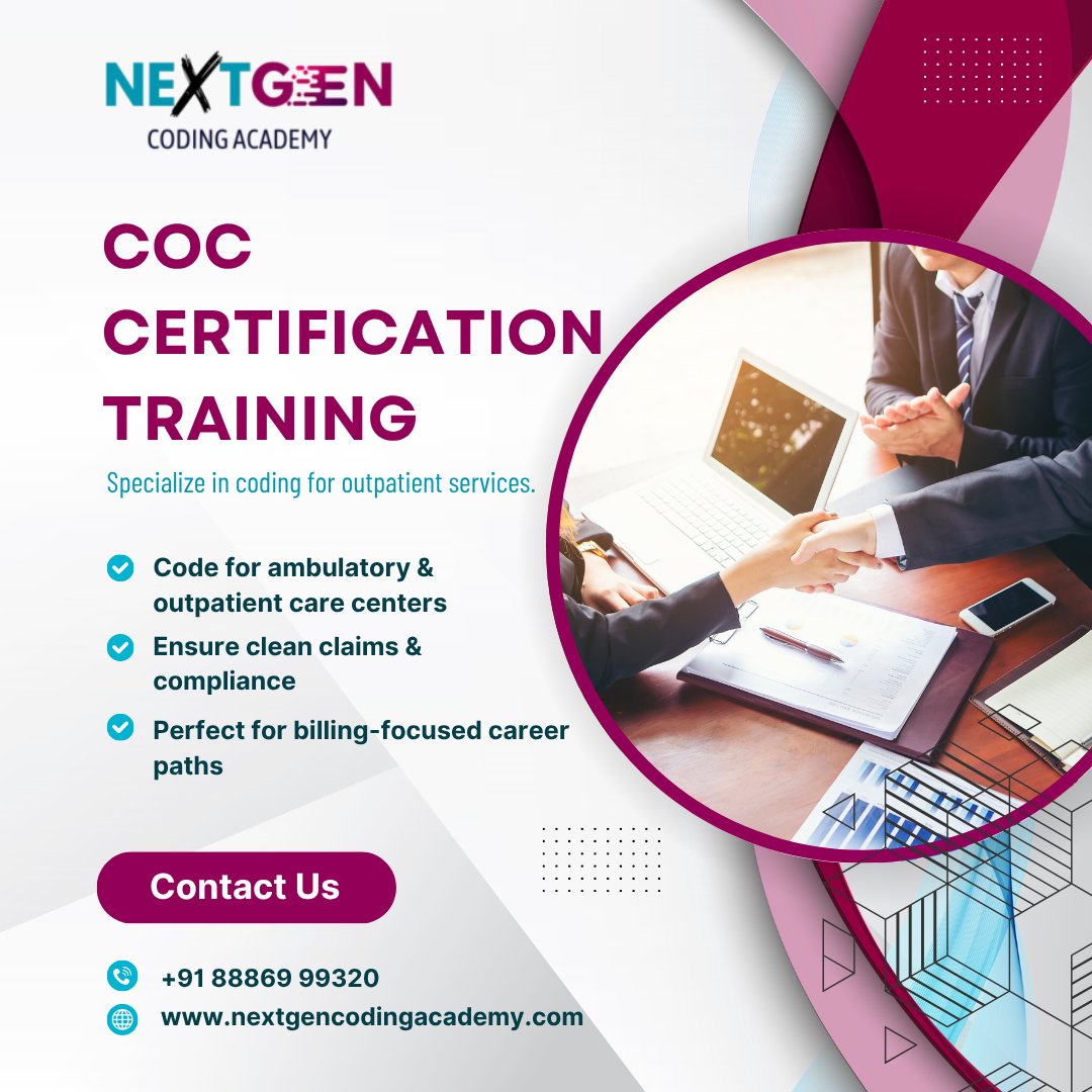 nextgencoding25's tweet image. 🚀 Want results like this?
At NextGen Coding Academy, we train you to pass CPC with flying colors!
💪 Guarantee Training
💻 Online &amp;amp; Offline Sessions
🧠 Real-Time Expert Guidance
📞 Call +91 88869 99320 or visit nextgencodingacademy.com
#CPC100PercentPass #MedicalCodingExperts