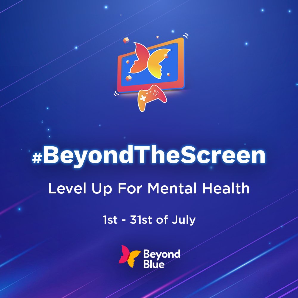 gotogame's tweet image. Oh yeah, #BeyondTheScreen with @beyondblue is back! A community-powered campaign supporting the mental wellbeing of Aussies.
We're inviting Aussies to level up for mental health and to challenge themselves to raise vital funds for mental health support. Whether it's learning…