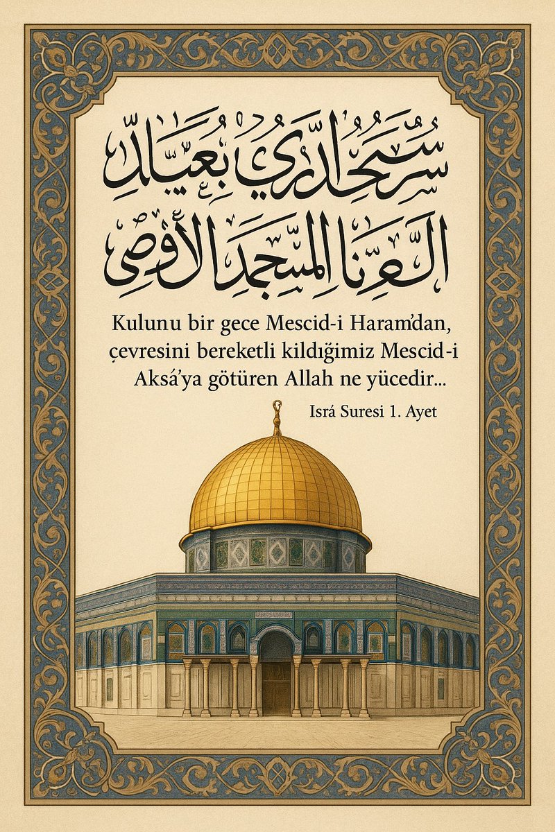 “Üç şehir mutlaka fethedilecek: Konstantiniyye (İstanbul), Roma ve Beytü’l-Makdis (Kudüs).”
(Taberânî, el-Mu’cemü’l-Kebîr) #IranIsraelConflict #IsraelIranConflict #Iran #Israel #SONDAKİKA