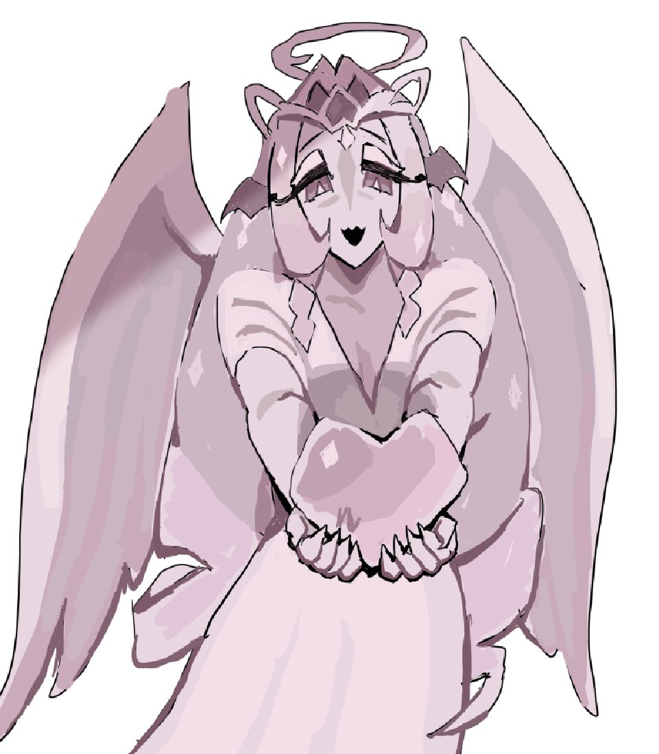 god i love that statue. Holding her little paws out.