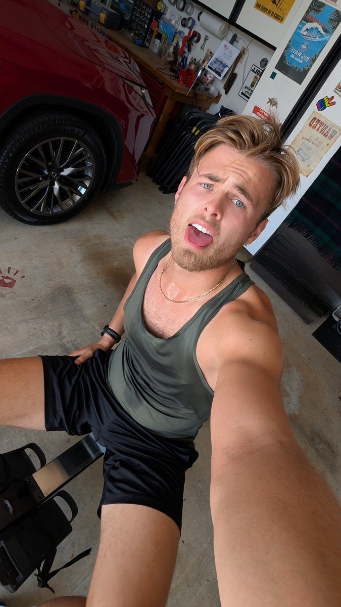 Sweaty workout