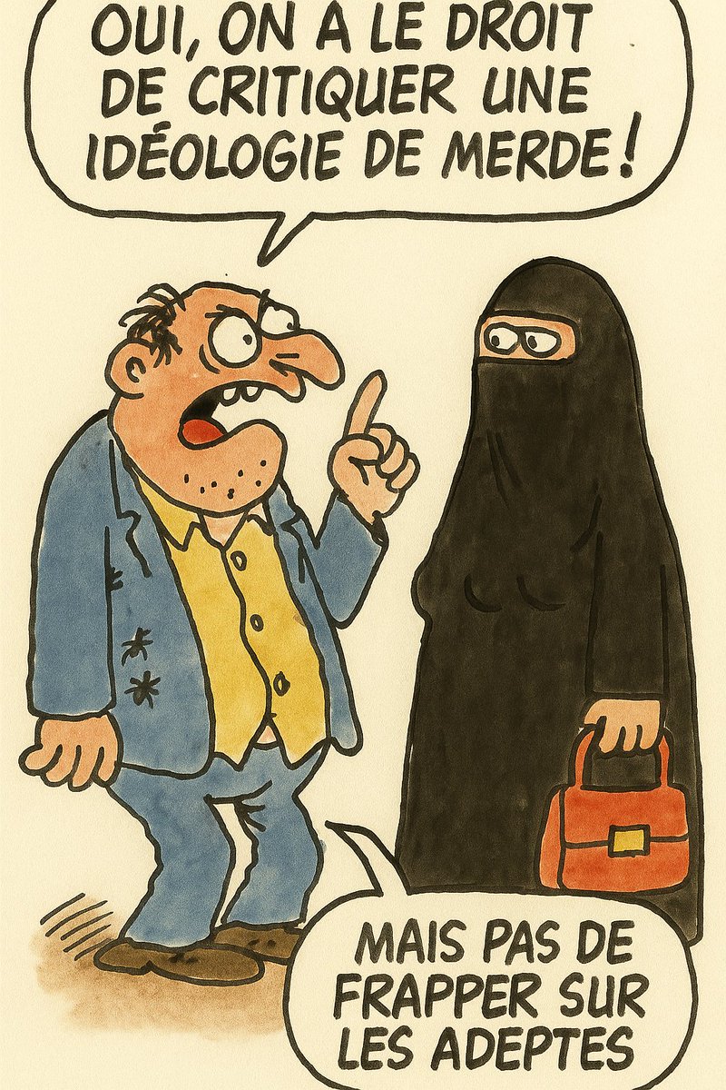 Le voile ? Un bout de tissu. L’idéologie ? Un problème. Mais la liberté, c’est pour tout le monde même ceux qui pensent de travers.

On me dit :

« Le voile, c’est politique, c’est l’islamisation en marche ! »

Et moi je dis :
Oui, parfois. Et alors ?
Tu veux combattre une