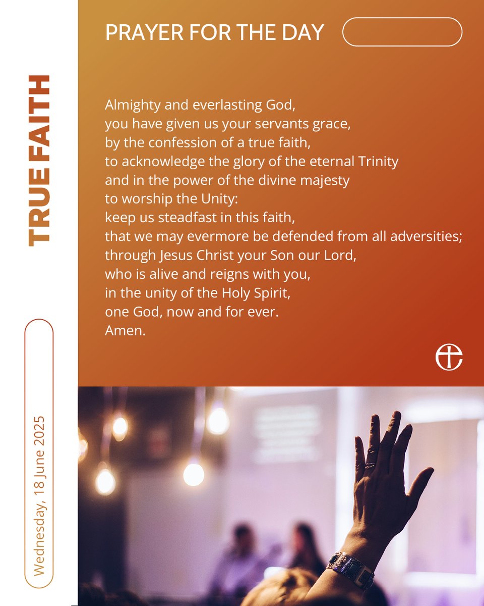 Join with us in prayer. 🙏

Today's prayer is available in plain text and audio formats at cofe.io/TodaysPrayer.