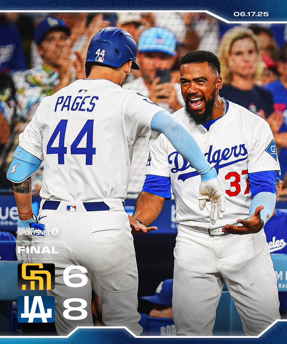 4TH STRAIGHT DUB. CUE THE RANDY 💙🤍
#LetsGoDodgers