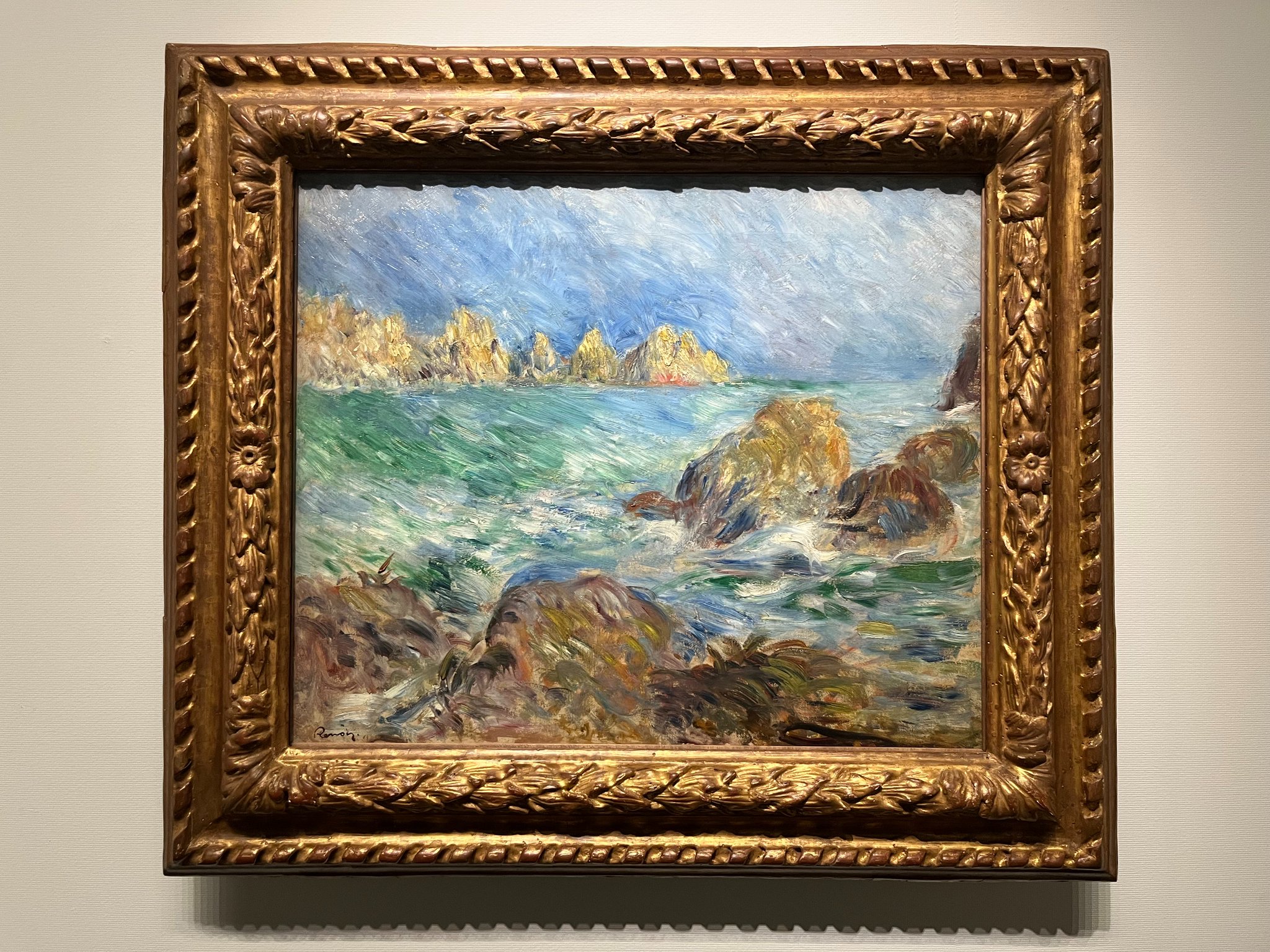 オーギュスト・ルノワール、【クロワシー付近の支流（セーヌ＝エ＝オワーズ県）】 ファイル:Pierre Auguste Renoir, Vue de Venise (Le Palais des
