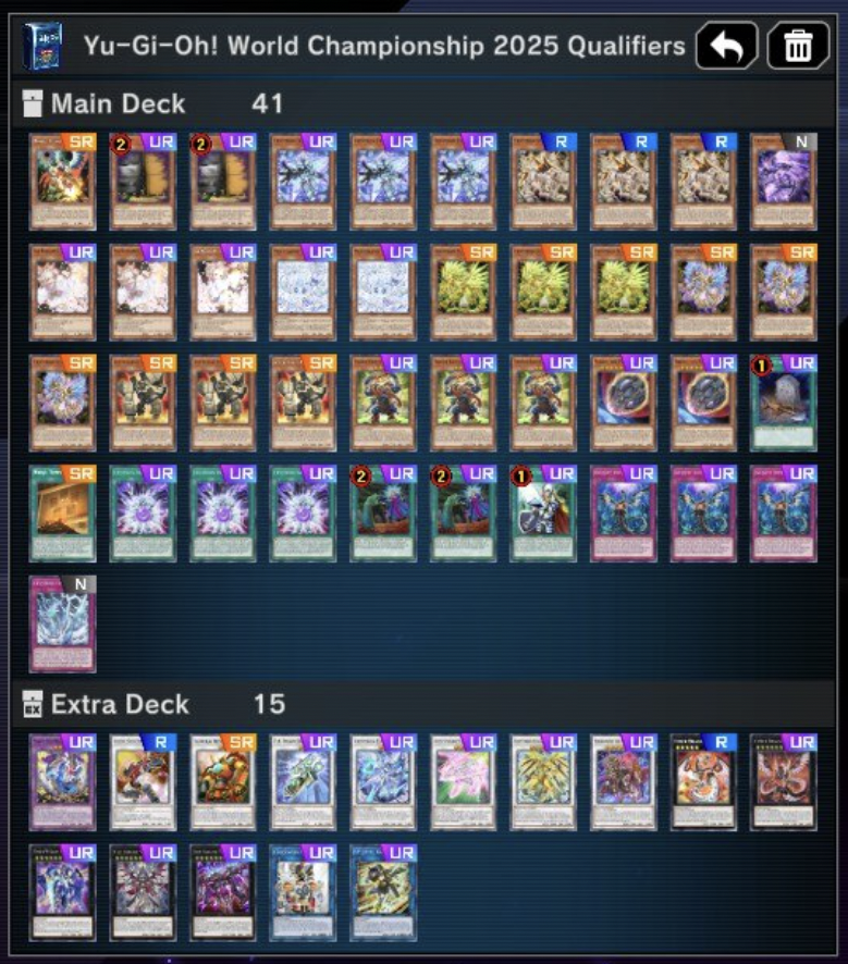 i only had 1 day to learn crystron for this wcq, so i'm shocked to get a result. I didn't play citree because i hated it in my opening hand, so i prioritized Baronne on the opponent's turn with accel synchron over Quarion instead. 👍