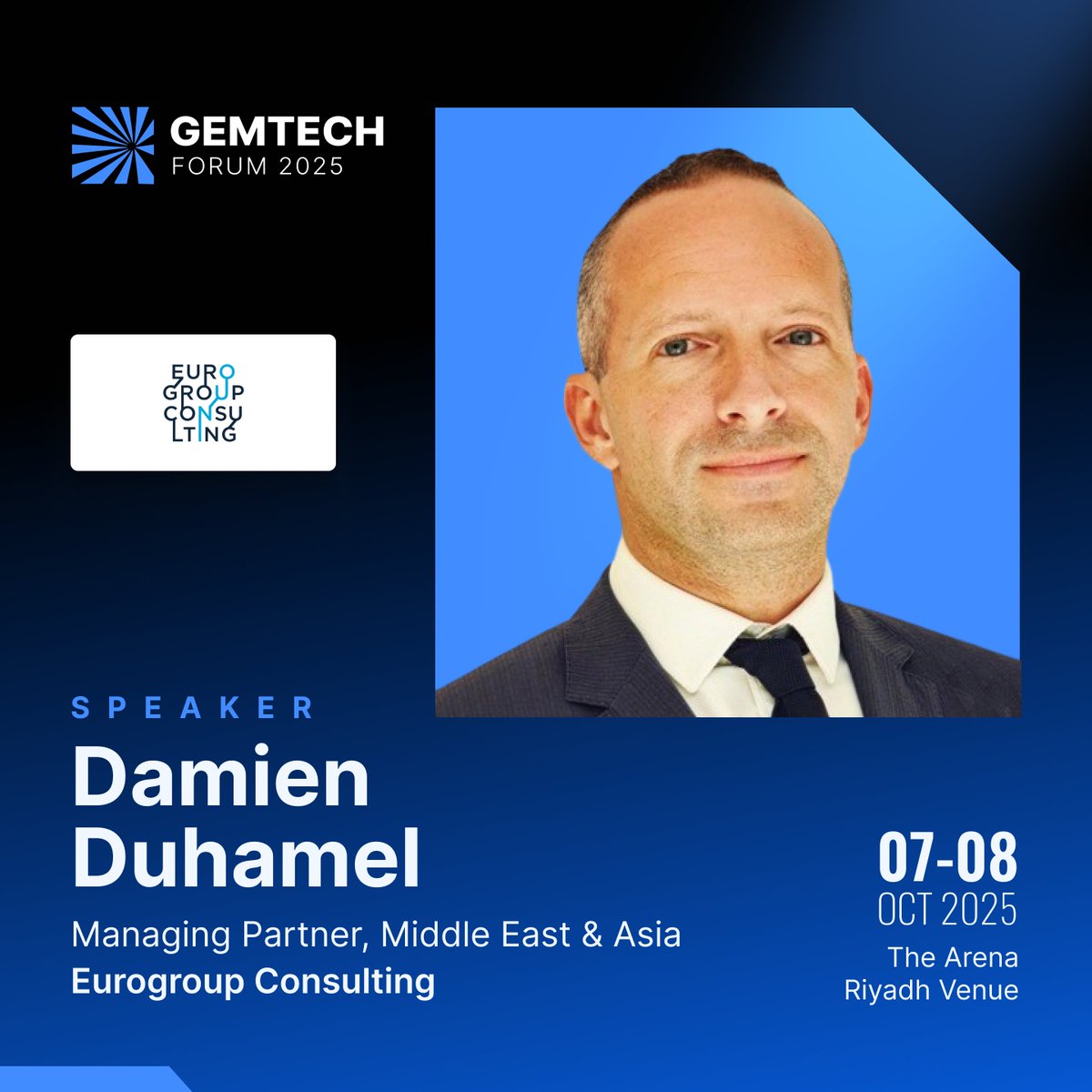 We are pleased to announce that Damien Duhamel, Managing Partner, Middle East &amp; Asia at the Eurogroup Consulting, will join us as a featured speaker at the second annual Global EV &amp; Mobility Technology Forum.

Register Now: tinyurl.com/y8fa4vkk

#GEMTECH2025 #MobilityExpo #EV