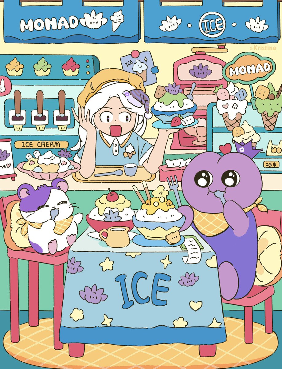 Summer exclusive! MONAD Ice Cream Shop is open~ 

Let’s chill 🍧🧊
<a href="/monad_xyz/">Monad ⨀</a> <a href="/Monad_APAC/">Monad APAC</a> <a href="/monad_zw/">Monad 华语社群</a>