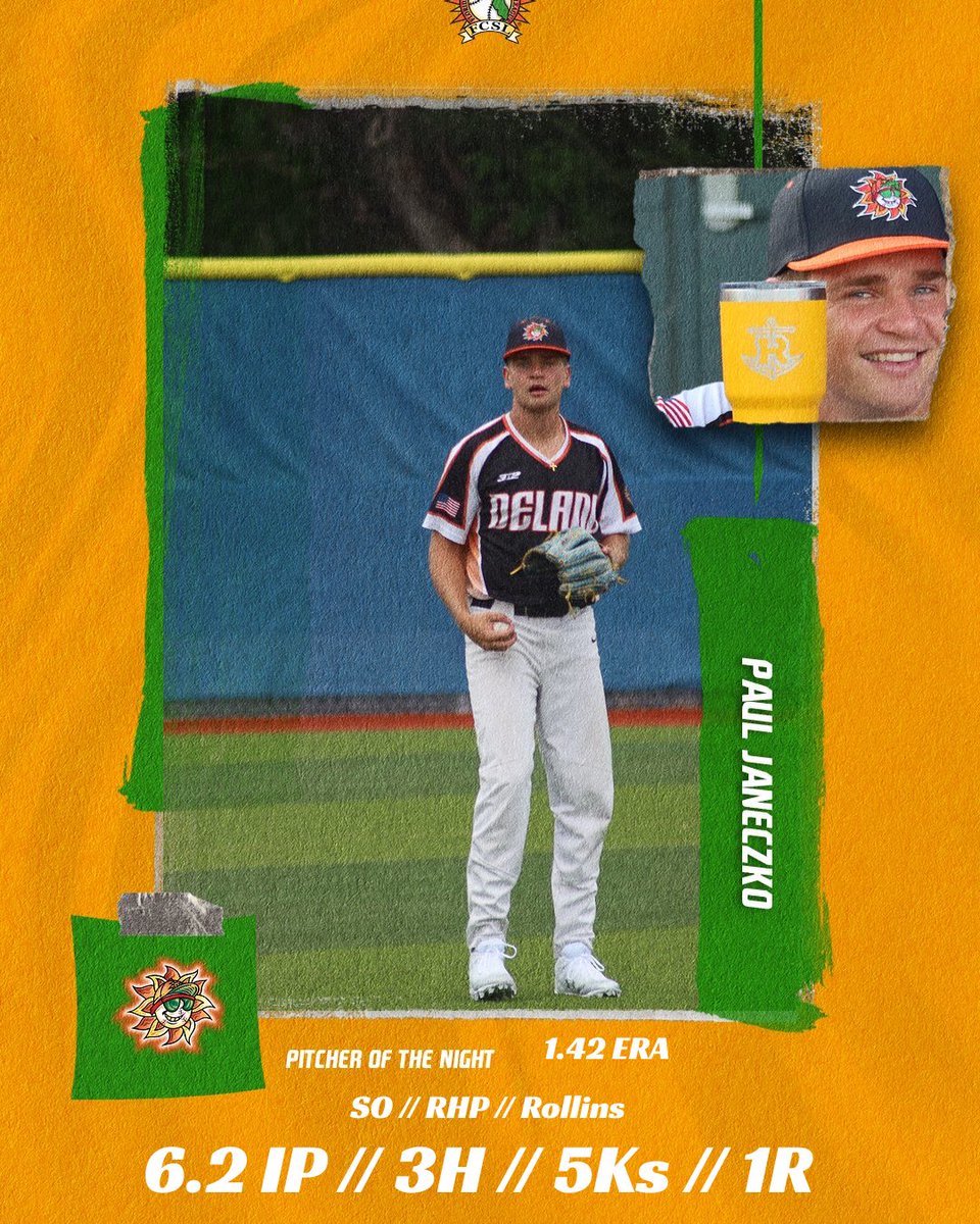 Florida League (@floridaleague) on Twitter photo It’s LOTN time! Hitter goes to <a href="/drew_pynes/">Drew Pynes</a> from St Pete College for <a href="/WGsqueeze/">Winter Garden Squeeze</a> and pitcher goes to <a href="/paul_janeczko/">Paul Janeczko</a> from <a href="/RollinsBaseball/">Rollins Baseball</a> for <a href="/DeLandSuns/">DeLand Suns</a> It’s LOTN time! Hitter goes to <a href="/drew_pynes/">Drew Pynes</a> from St Pete College for <a href="/WGsqueeze/">Winter Garden Squeeze</a> and pitcher goes to <a href="/paul_janeczko/">Paul Janeczko</a> from <a href="/RollinsBaseball/">Rollins Baseball</a> for <a href="/DeLandSuns/">DeLand Suns</a>