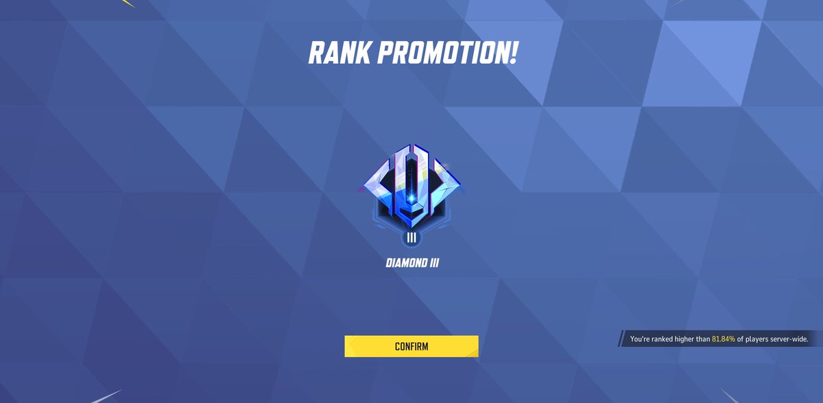 finally reached diamond 🙌 grandmaster soon (delusional)