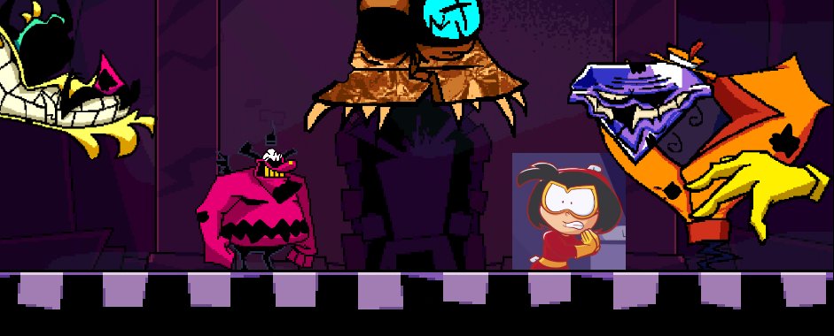 CahojJr's tweet image. FNF Boiler City V2 (Triple Trouble Anton Blast Demo)