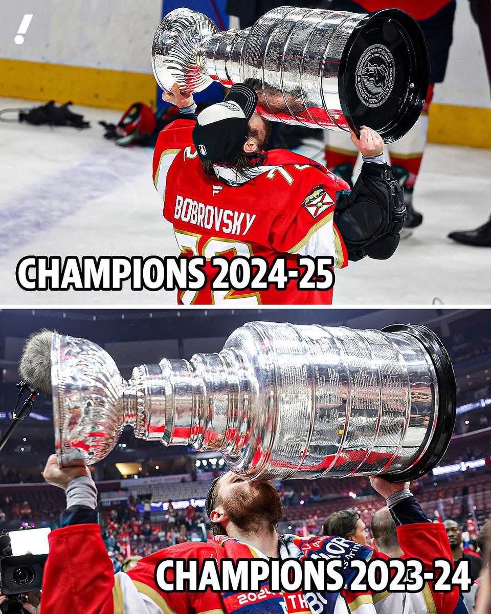 BACK TO BACK CHAMPIONS!! 

CONGRATULATIONS TO THE FLORIDA PANTHERS