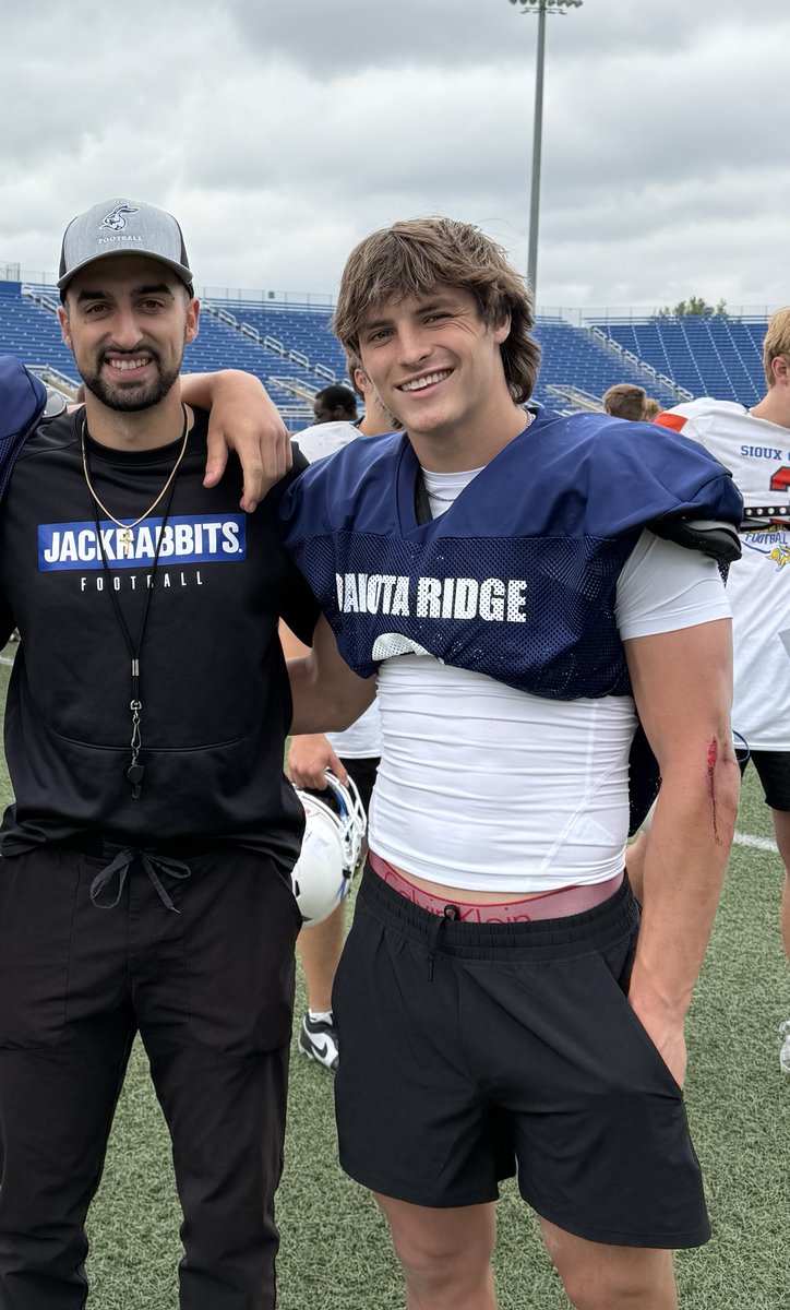 JackOfferdahl's tweet image. Great start to the first two weeks of camp season! Thankful and blessed to be selected Camp MVP twice at South Dakota State and at Colorado State University-Pueblo.  3 offers to play college FB @CoachDtjackson @CoachRobArmand @Coach_Bergy @PhilipVigil @CoachMac_A @DRidgeCoachB1
