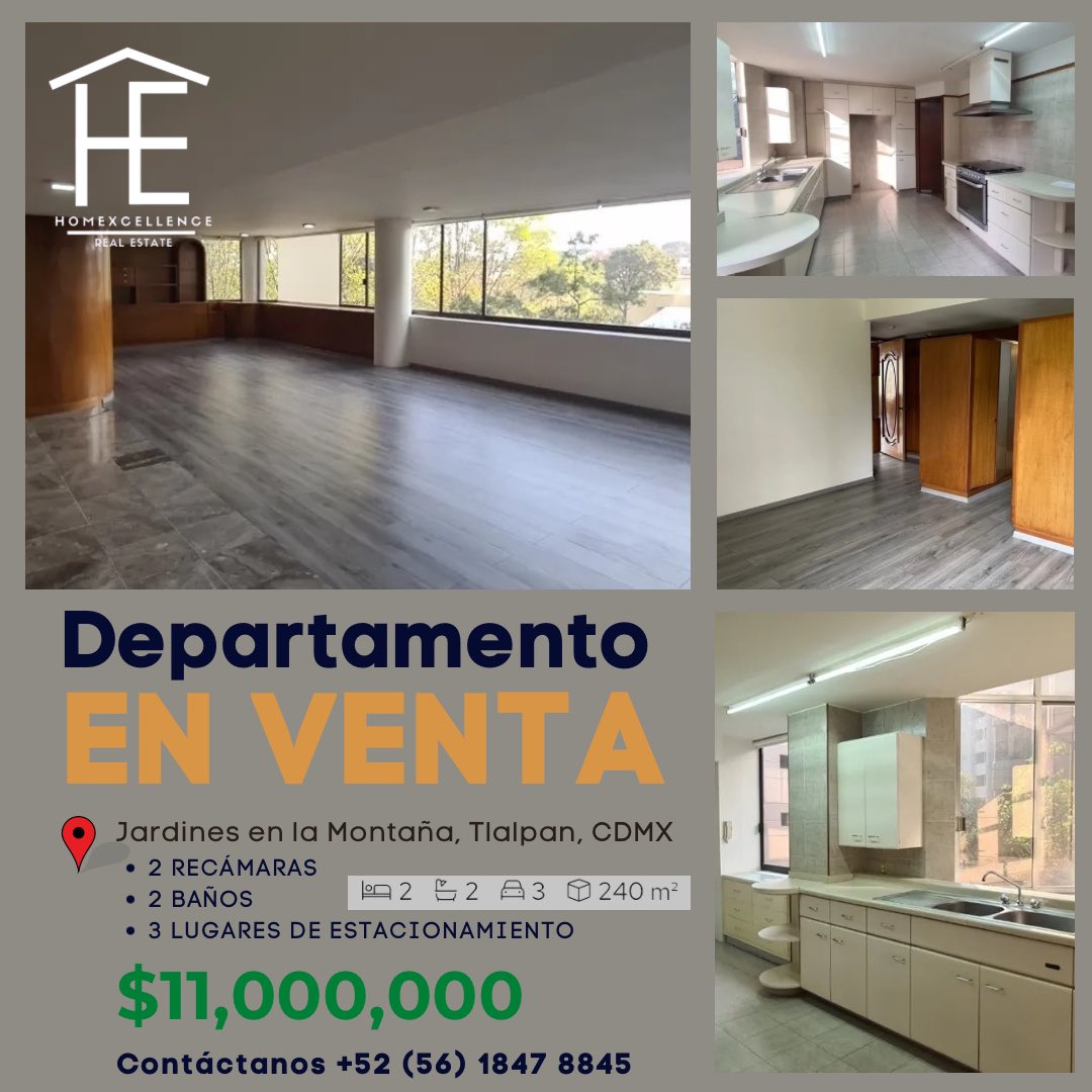 homexcellence's tweet photo. Espacioso departamento en venta en Jardines en la Montaña en una de las principales vialidades, con fácil acceso y doble filtro de seguridad.

#jardinesenlamontaña #alvaroobregon #cdmx #departamento #ᴇɴᴠᴇɴᴛᴀ #departamentoenventa #homexcellence #investment #homesweethome https://t.co/fxhJGBzh9w