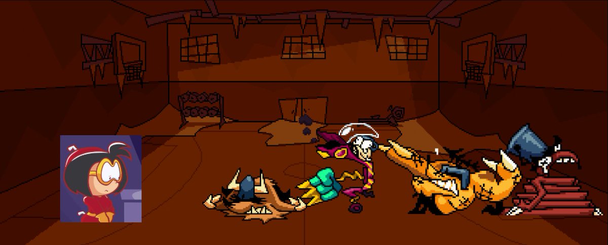 CahojJr's tweet image. FNF Boiler City V2 (Triple Trouble Anton Blast Demo)