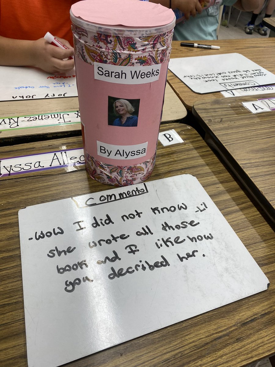 Miss Hood (@central4h) on Twitter photo Author in a Can end of year project! Time to get excited for summer reading 📖 <a href="/CentralES1/">Central ES</a> <a href="/HaddonSchools/">Haddonfield Schools</a> Author in a Can end of year project! Time to get excited for summer reading 📖 <a href="/CentralES1/">Central ES</a> <a href="/HaddonSchools/">Haddonfield Schools</a>