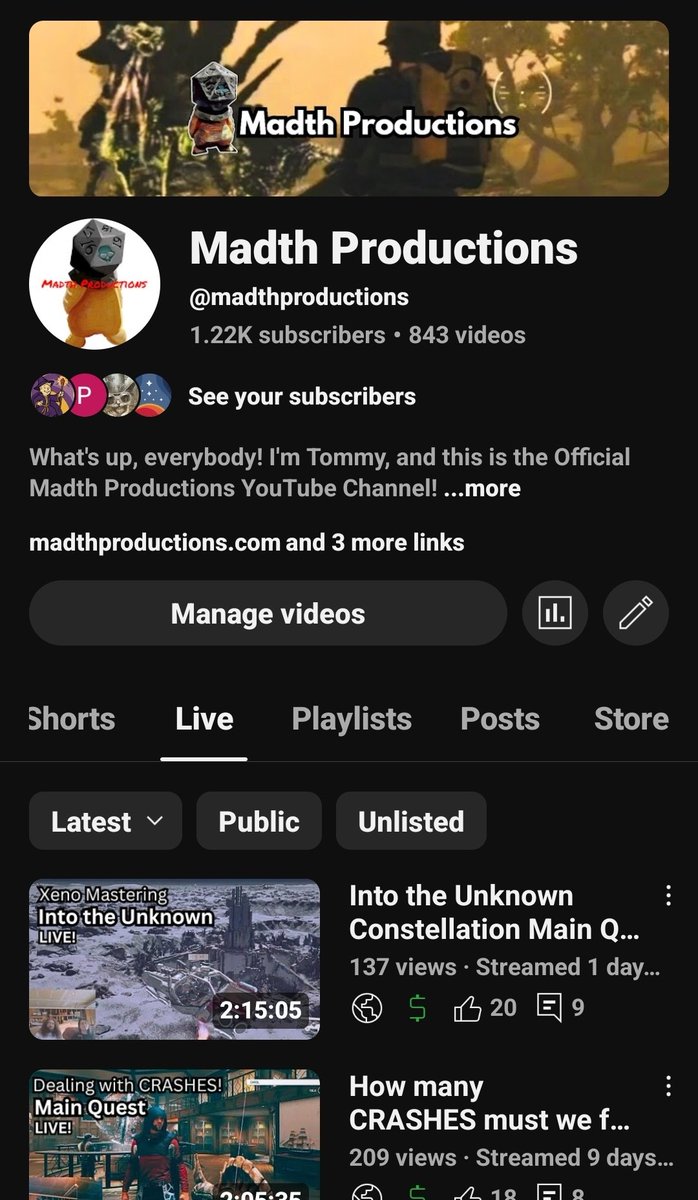 Madth Productions (Tommy) tweet media