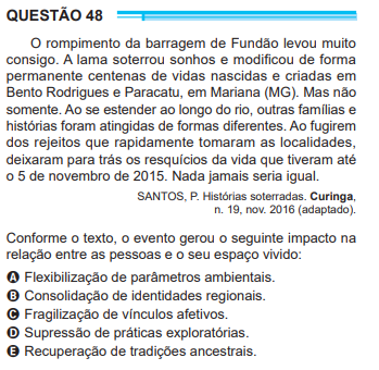 Questão do dia:
Ciências humanas/ Enem 2024
nível: facil