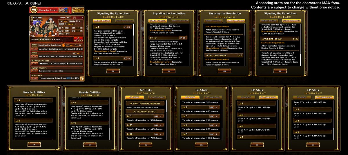 Dragon &amp; Ivankov &amp; Kuma
Full infographics 📰

#ONEPIECE #OPTC #OPTC11th