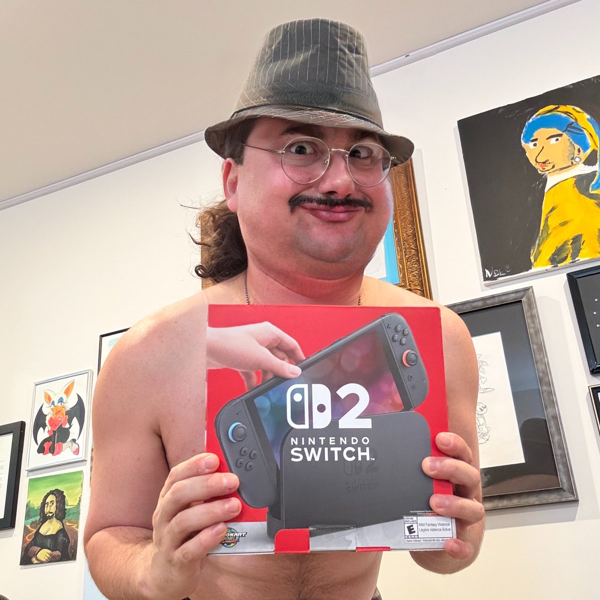 WIFEY’S BOYFRIEND GOT ME A SWITCH 2!!!!!!!!! SO MUCH WIN