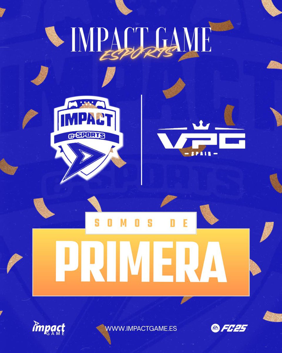 Impact Game eSports (@impactgame_ps5) on Twitter photo ⚪️🔵🔴|Comunicado oficial
Gran temporada de nuestros guerreros,así cerramos la liga survival con:
🏆 17 victorias
🤝 8 empates
❌ 5 derrotas
Anunciamos oficialmente que seguimos otra temporada más en 1️⃣<a href="/VPG_Spain/">Virtual Pro Gaming España</a> ‼️
“El esfuerzo de hoy es la victoria de mañana” ⚪️🔵🔴|Comunicado oficial
Gran temporada de nuestros guerreros,así cerramos la liga survival con:
🏆 17 victorias
🤝 8 empates
❌ 5 derrotas
Anunciamos oficialmente que seguimos otra temporada más en 1️⃣<a href="/VPG_Spain/">Virtual Pro Gaming España</a> ‼️
“El esfuerzo de hoy es la victoria de mañana”